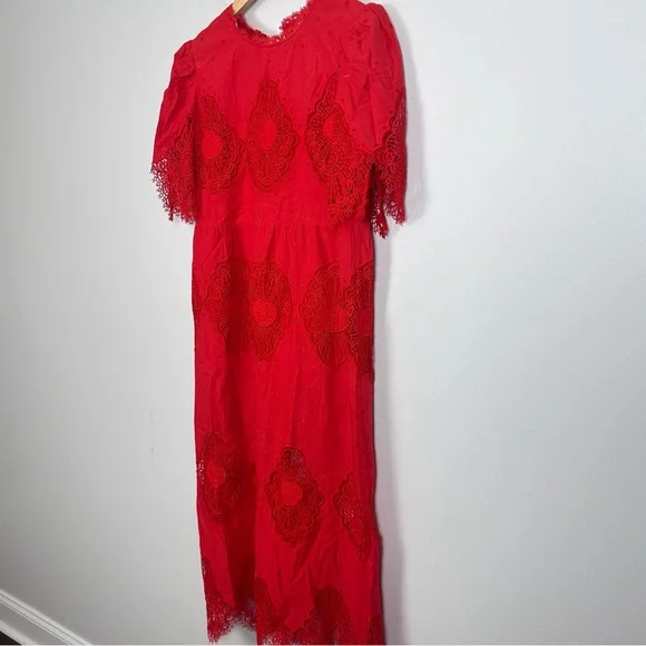 TUCKERNUCK Red Catalina Dress LARGE - Picture 8 of 12